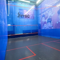 上海客樂全景玻璃玻璃式壁球館